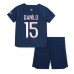 Paris Saint-Germain Danilo Pereira #15 Replika Babykläder Hemma matchkläder barn 2023-24 Korta ärmar (+ Korta byxor)